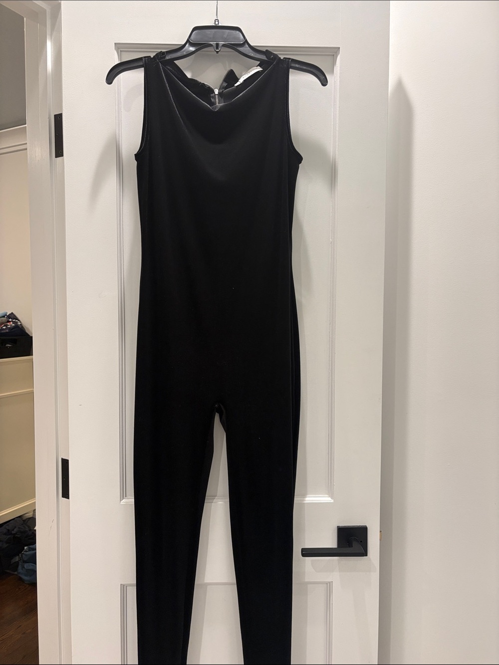 Sleeveless Black Stretch Jumpsuit